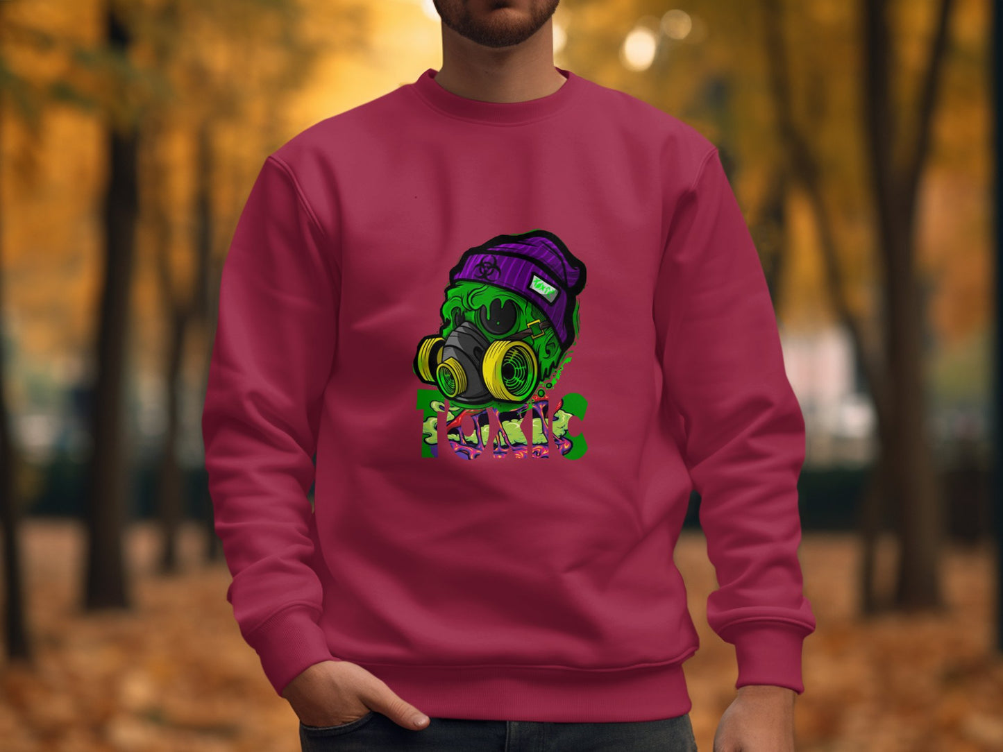Cool Graffiti Style Graphic Printed Pullover product type