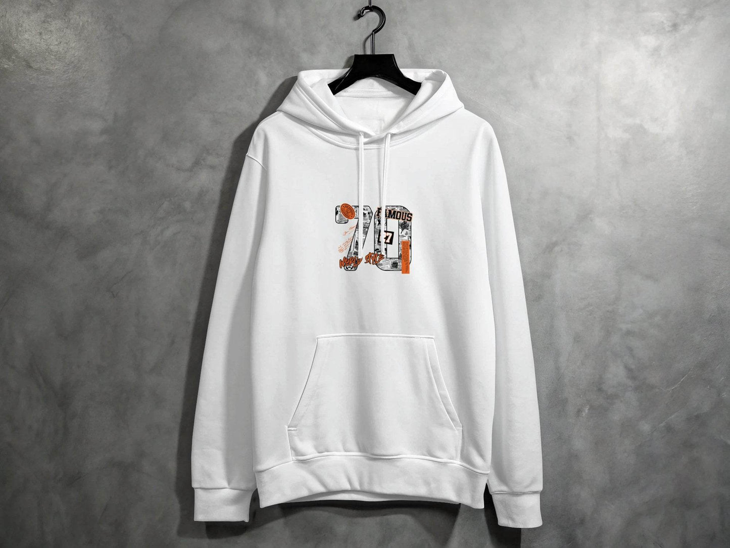 Retro Newspaper Famous 70 World Style Number 27 Hoodie - Design & Vybe