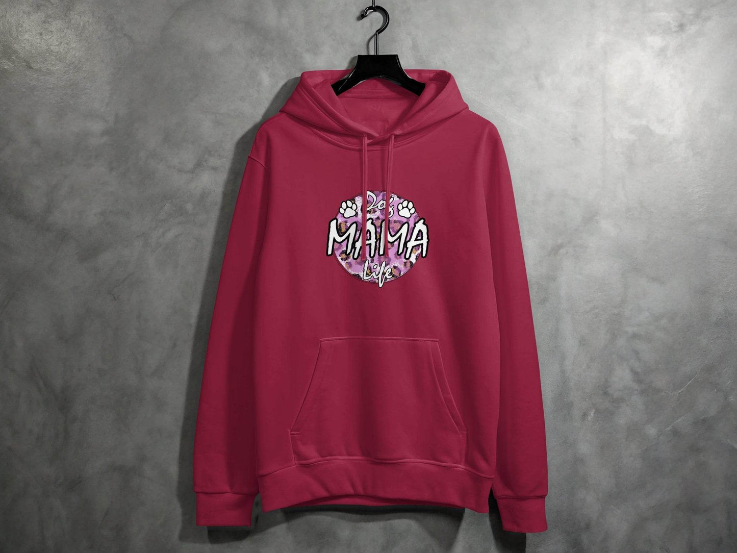 Dog Mama Life In Circle Graphic Unique Style Hoodie - Design & Vybe