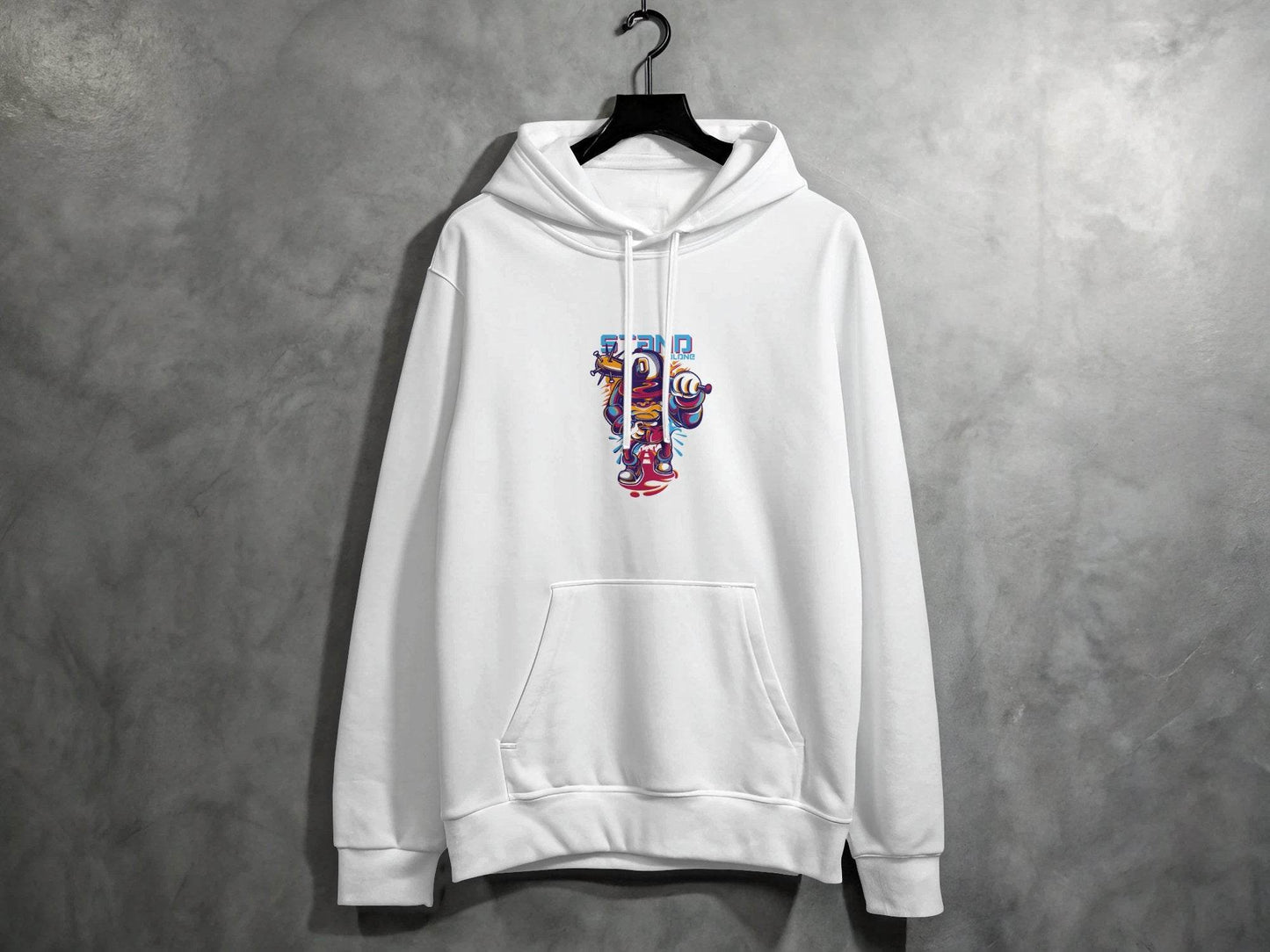 Stand Alone Cartoon Character Illustration Graphic Hoodie - Design & Vybe