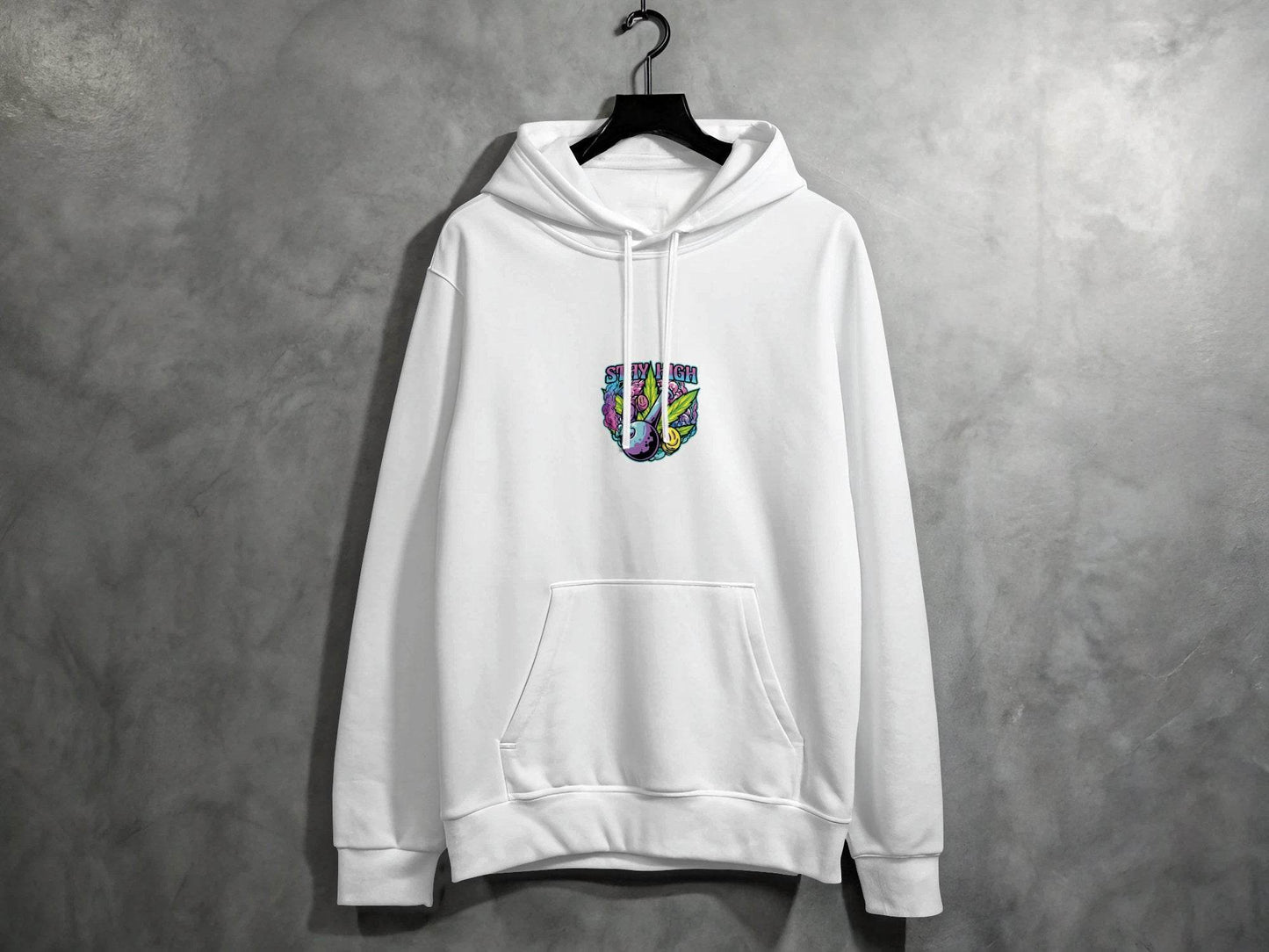 Stay High Graphic Weed Marijuana Cannabis Flower Hoodie - Design & Vybe