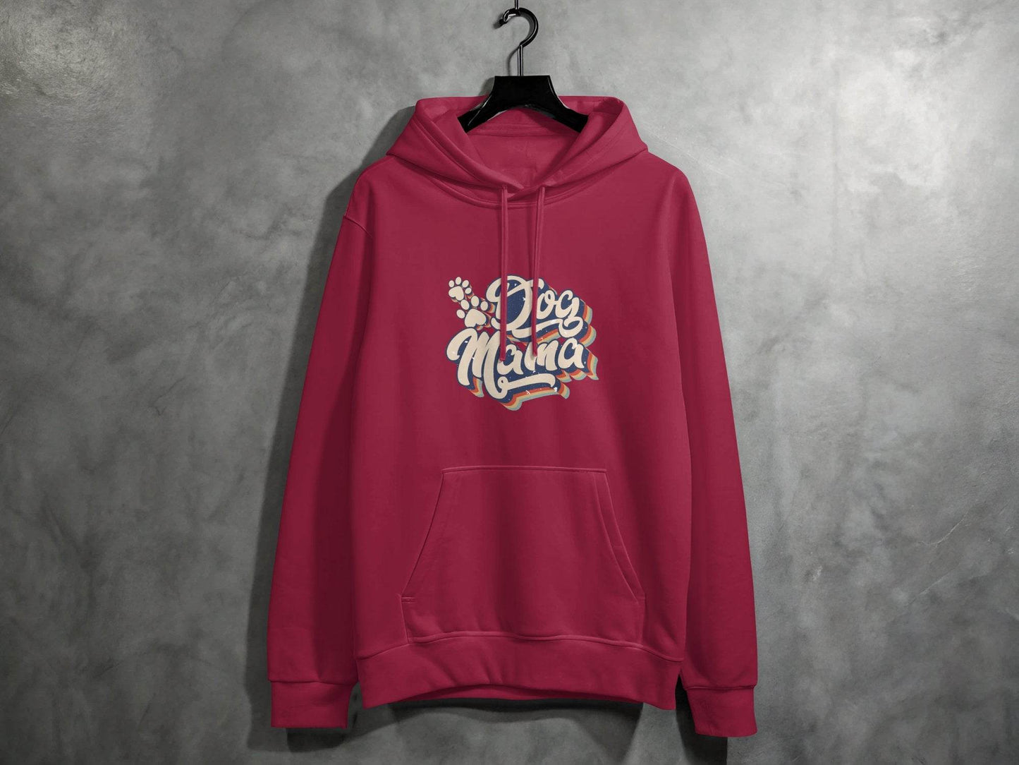 Retro Style Dog Mama Vintage Design Graphic Hoodie - Design & Vybe