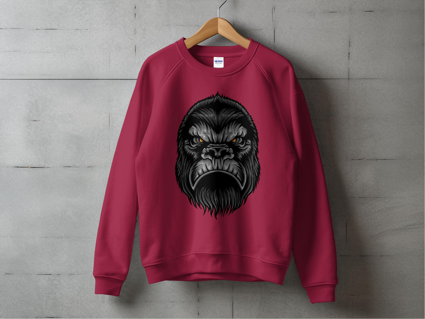 Fierce Gorilla Graphic Design Sweatshirt product type