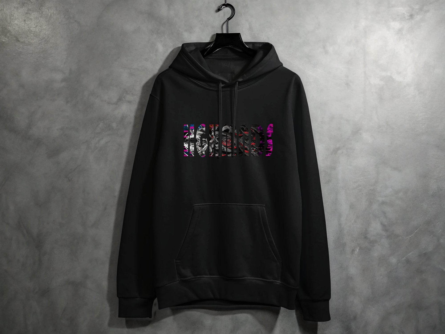 Highmads Artistic Bold Design Statement Graphic Print Hoodie - Design & Vybe