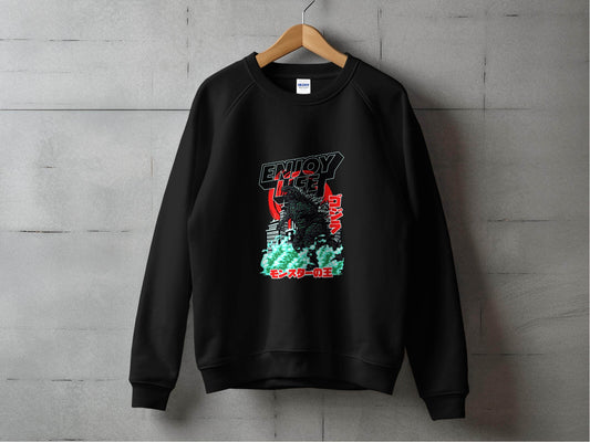 Enjoy Life Godzilla Monster King Of The Monsters Hoodie - Design & Vybe