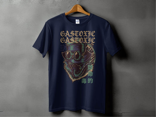 Gastoxic Sick World Masked Character Graphic Design T-Shirt - Design & Vybe
