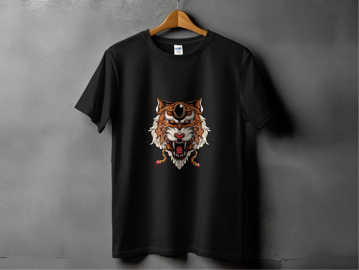 Mystical Tiger with Third Eye Illustration for You T-Shirt - Design & Vybe