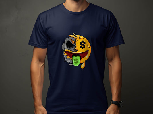 Melting Money Emoji Graphic Image For Mens Womens T-Shirt - Design & Vybe