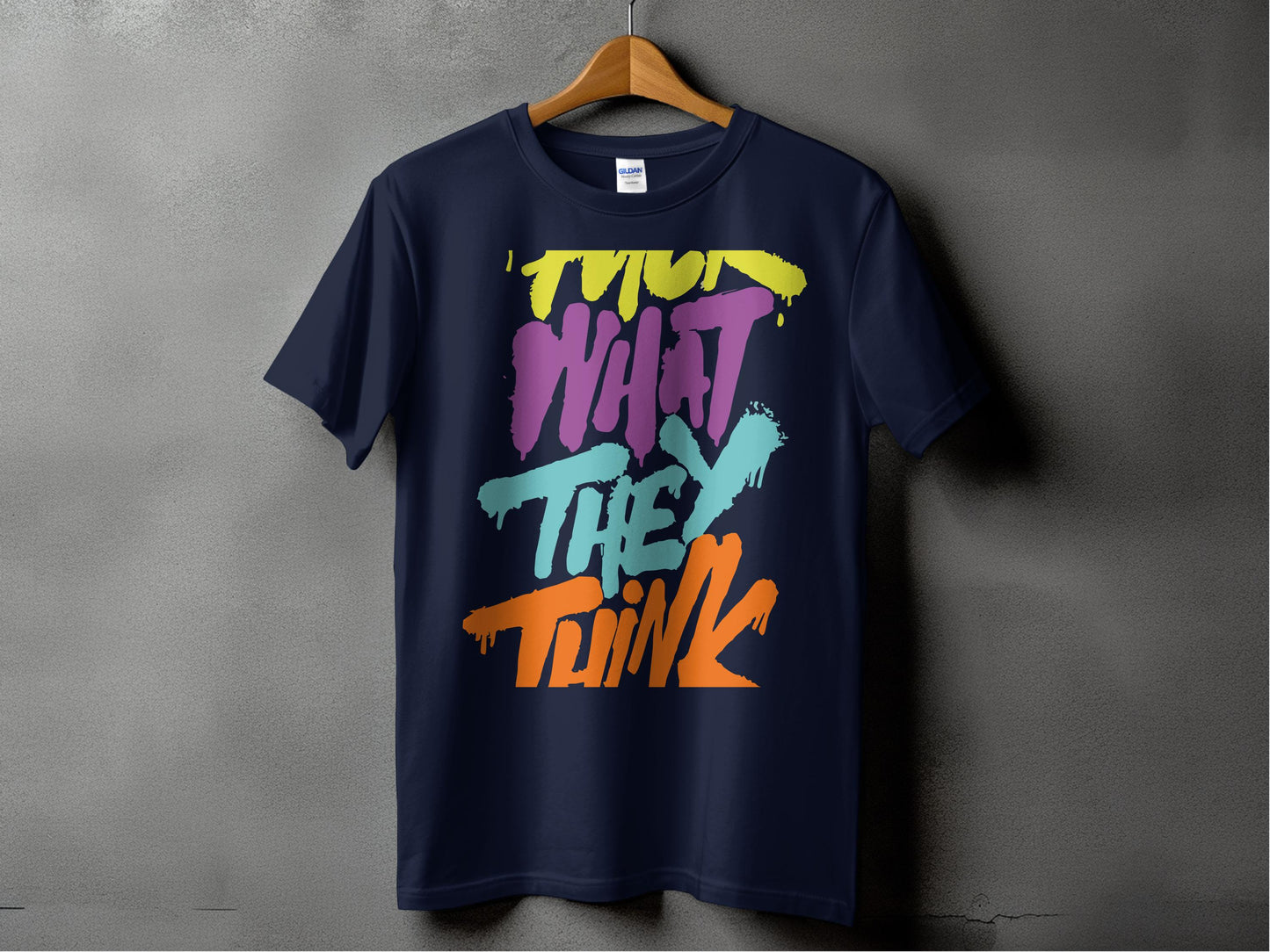 Colorful Graphic Tee with Bold Statement Design product