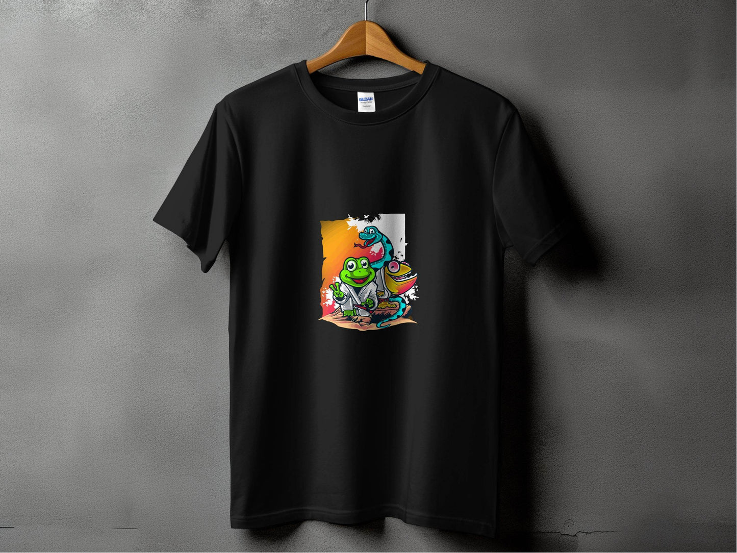 Animals in a Dojo Fighting Styles Illustration T-Shirt - Design & Vybe
