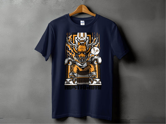 Hipster Deer Street Art Graphic Design For Casual T-Shirt - Design & Vybe