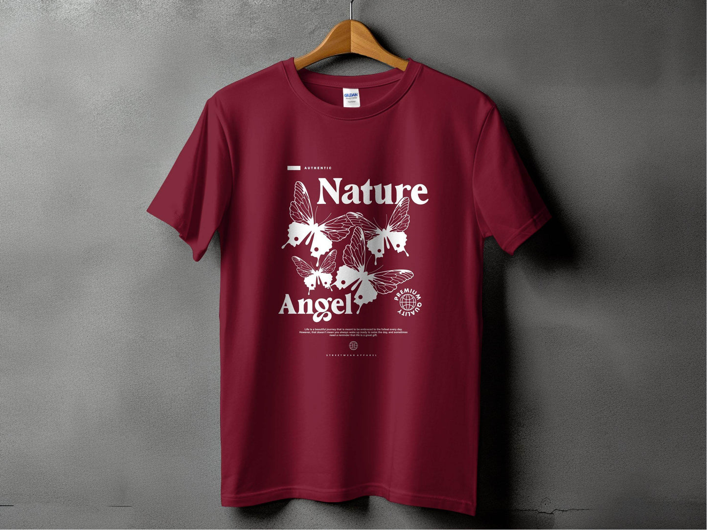 Authentic Nature Angel Graphic Novelty Stylish T-Shirt - Design & Vybe