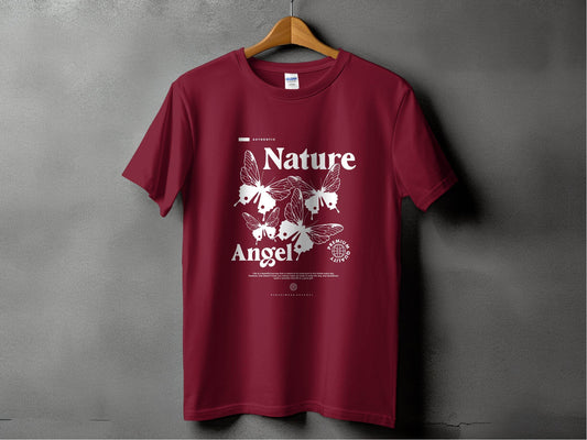 Authentic Nature Angel Graphic Novelty Stylish T-Shirt - Design & Vybe