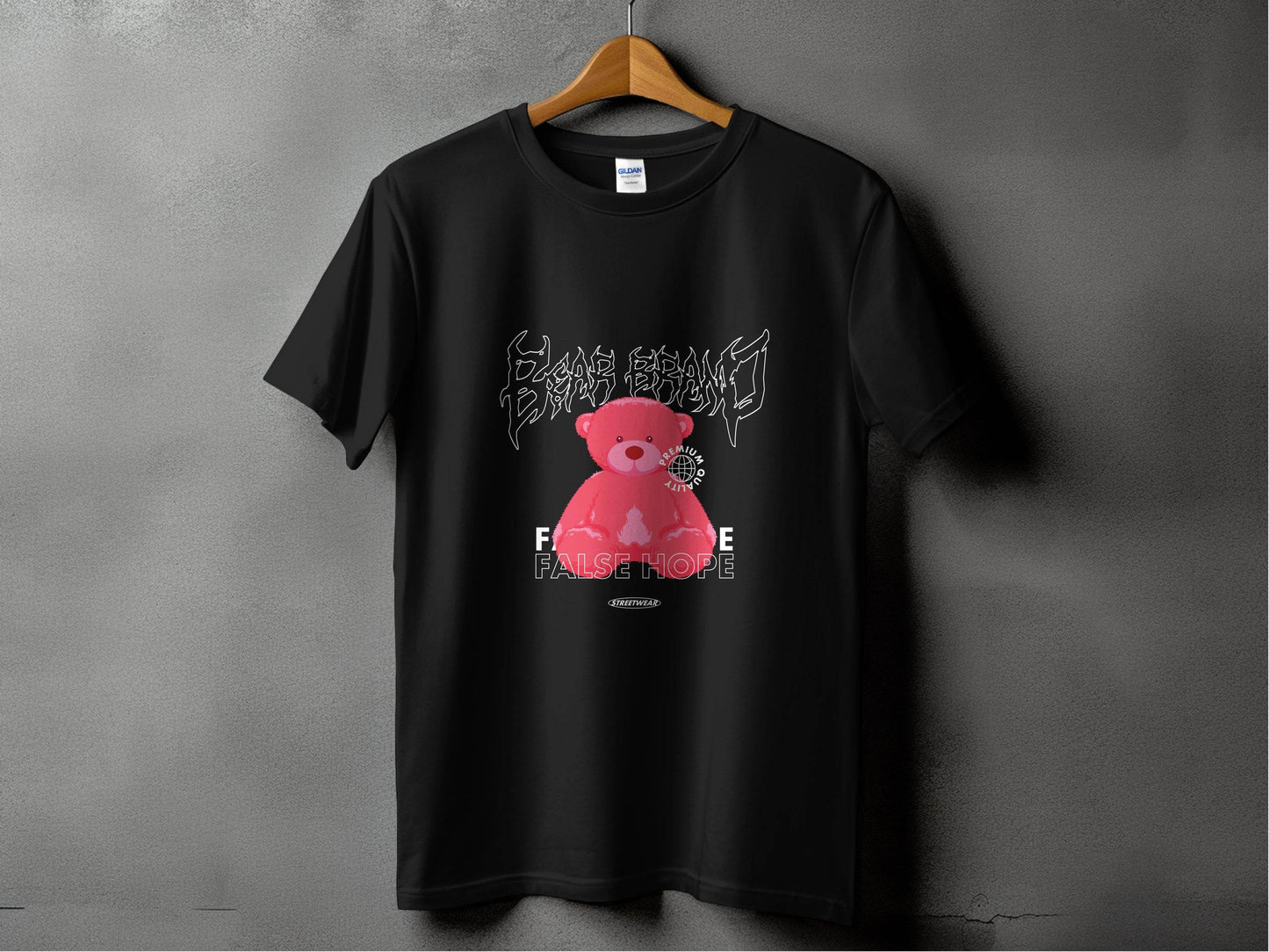 False Hope Teddy Premium Quality Graphic Design T-Shirt - Design & Vybe