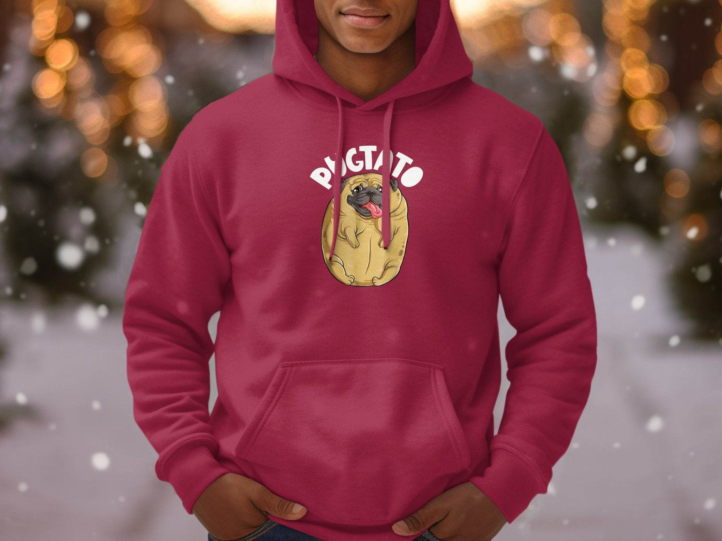 Cute Pugtato Design Graphic Sweater - Design & Vybe