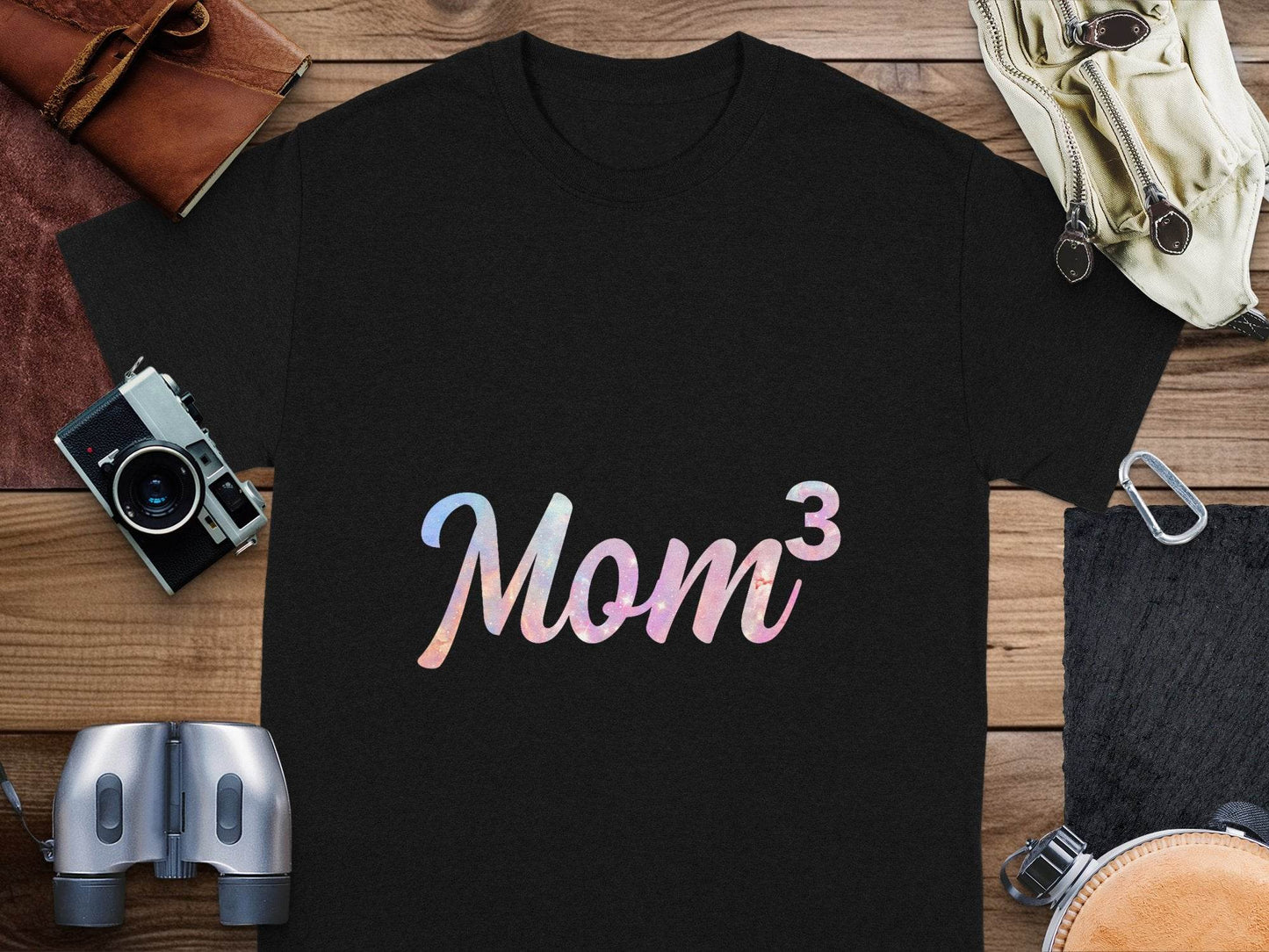 Mom Cubed Galaxy Design For Mothers Mothers Day T-Shirt - Design & Vybe