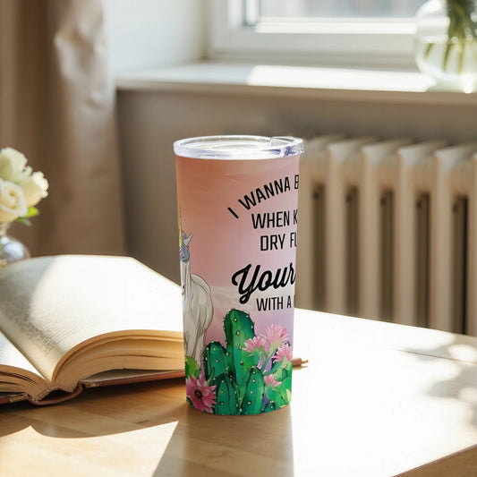 I Wanna Be Where The Books Are Unicorn Tumbler product