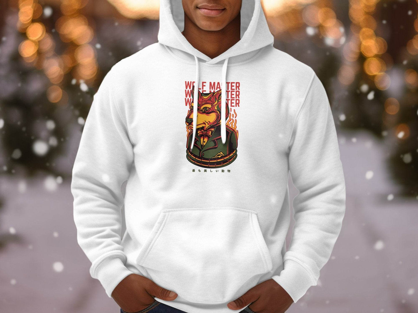 Wolf Master Illustration Artistic Apparel Design Hoodie - Design & Vybe