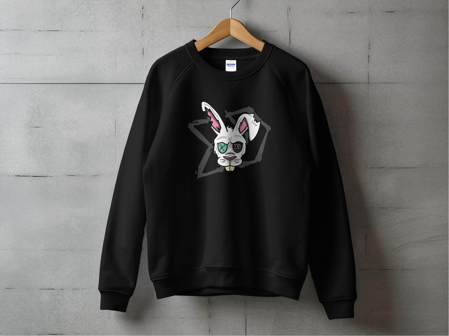 Morbid Zombie Rabbit Graphic Cool Design Sweater - Design & Vybe