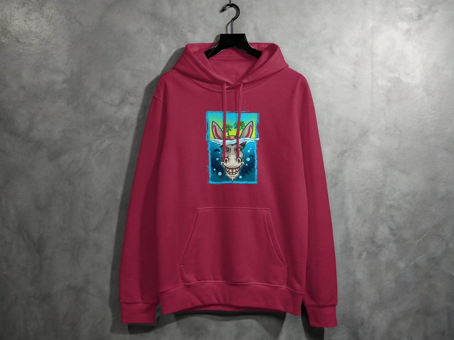 Fun Donkey Island Summer Vibes Graphic Hoodie - Design & Vybe