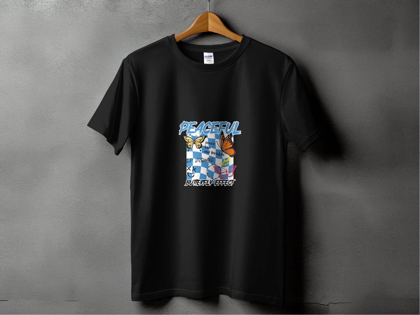 Peaceful Butterfly Effect Design T-Shirt - Design & Vybe