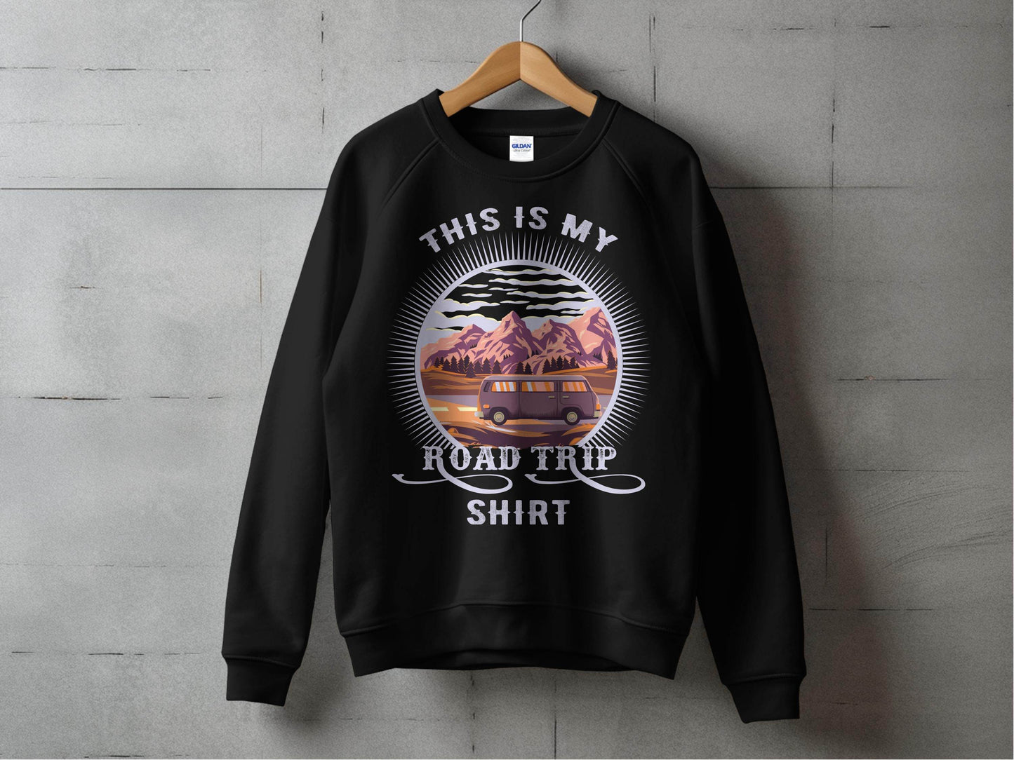 Road Trip Adventure Graphic Comfortable Sweater - Design & Vybe