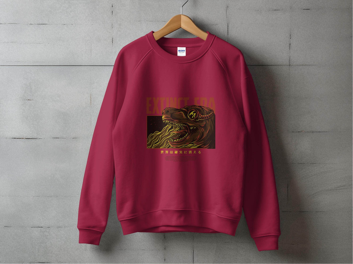 Extinct Era Tyrannosaurus Digital Artwork Design Sweater - Design & Vybe