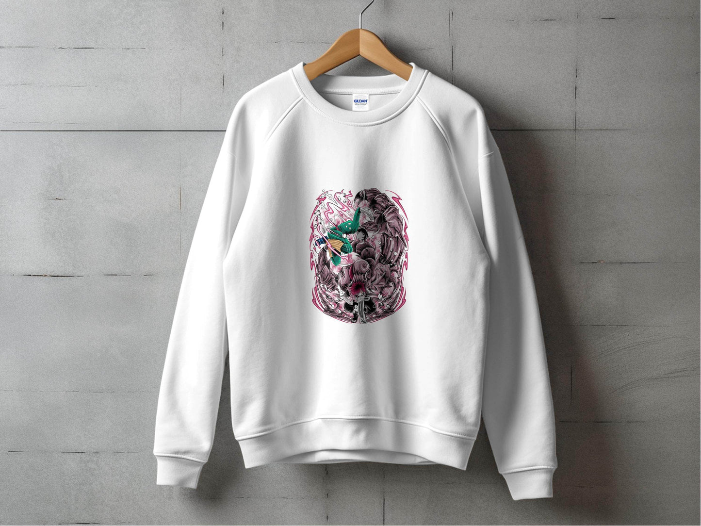 Gaara Rock Lee Action Pose Powerful Anime Art Sweater - Design & Vybe