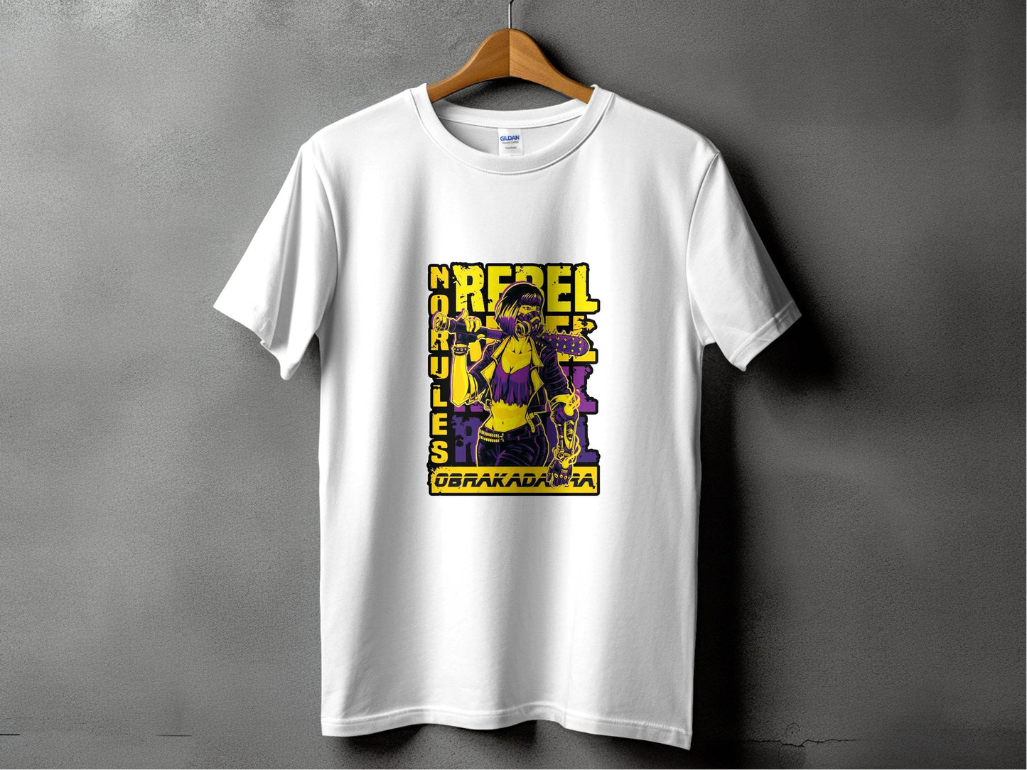 No Rules Rebel Image Graphic For Obrakada T-Shirt - Design & Vybe