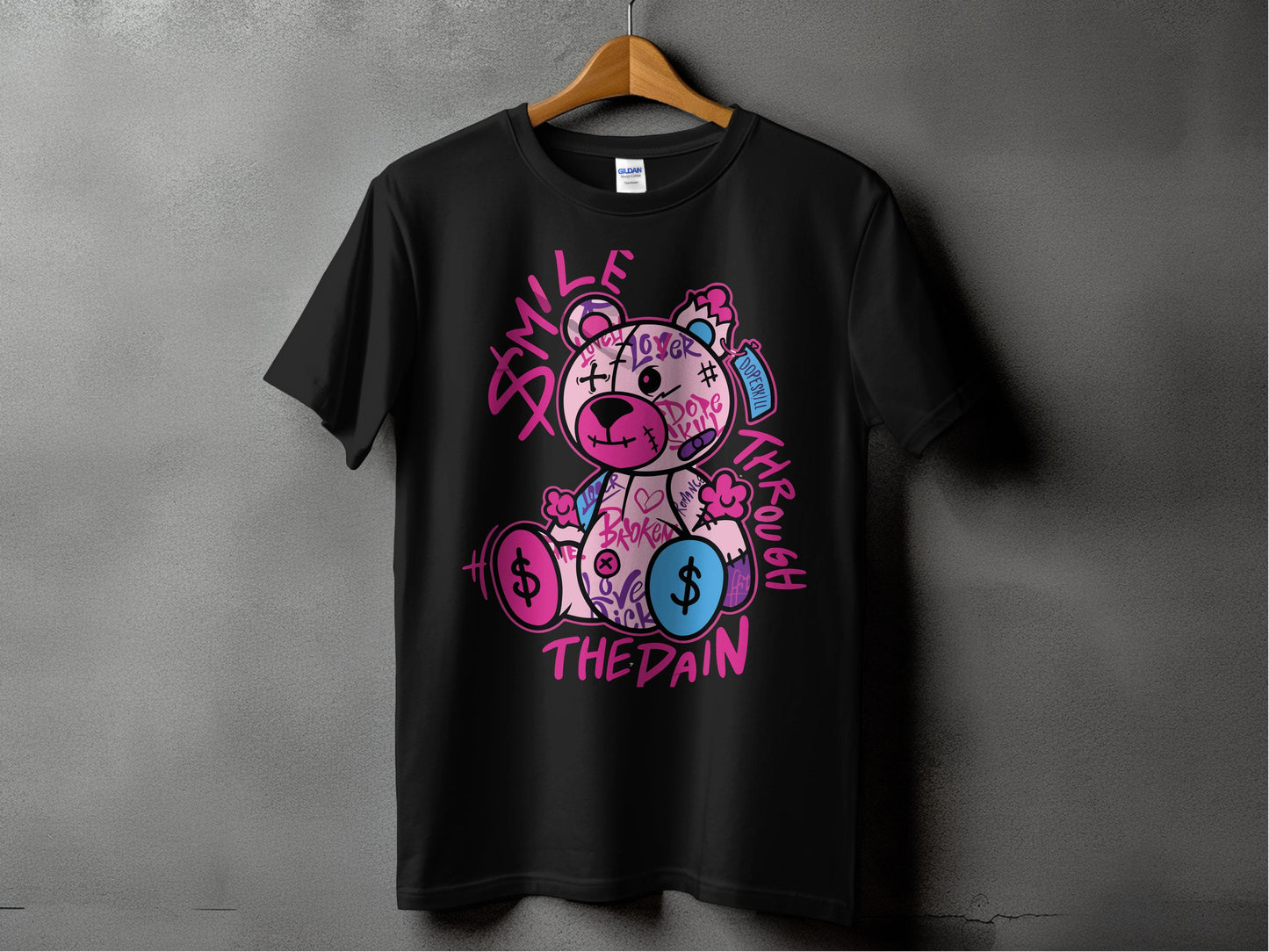 Smile Through The Pain Graphic Printed T-Shirt product