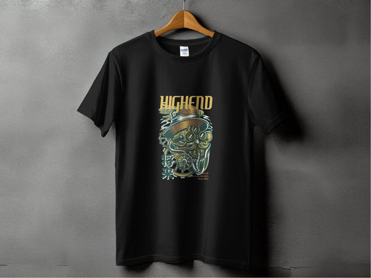 High End Steampunk Design With Future Inscription T-Shirt - Design & Vybe