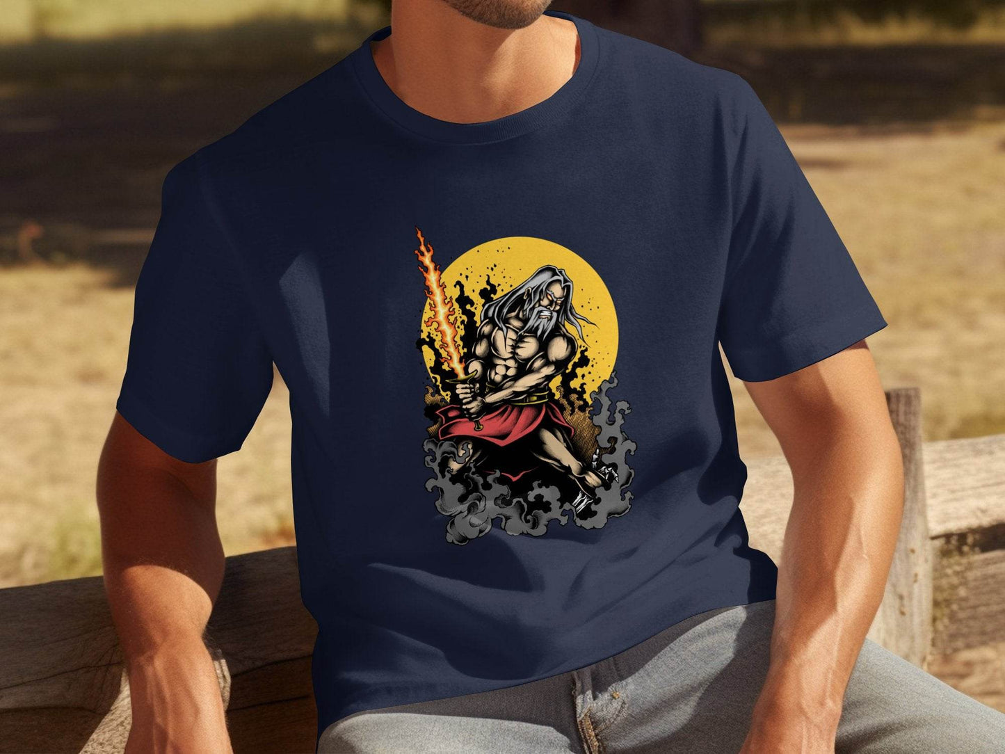 Epic Warrior Graphic Tee Unique Artistic T-Shirt - Design & Vybe