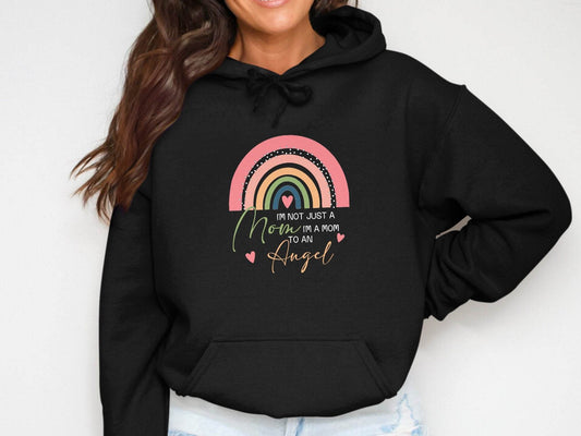 I'm Not Just A Mom To An Angel Mothers Day Hoodie - Design & Vybe