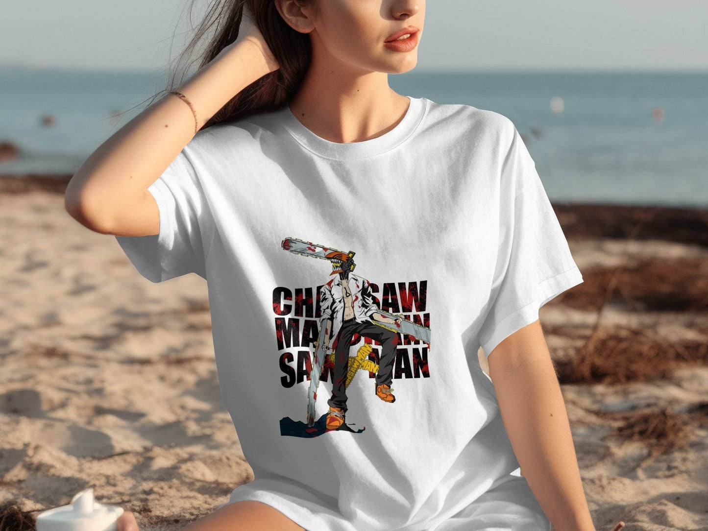 Chainsaw Man Anime Manga Comic Character Stylish T-Shirt - Design & Vybe