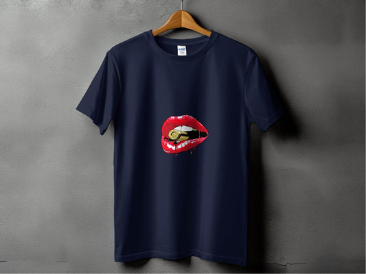 Crooks And Castles Bullet With Red Lips Graphic T-Shirt - Design & Vybe