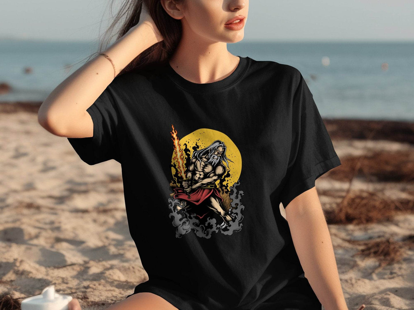 Epic Warrior Graphic Tee Unique Artistic T-Shirt - Design & Vybe