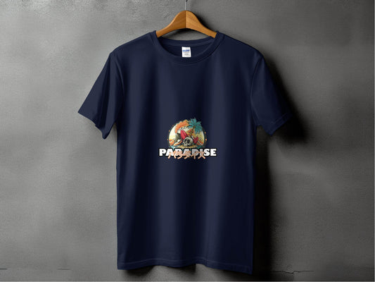 Paradise Skull Island With Surfboard Graphic T-Shirt - Design & Vybe