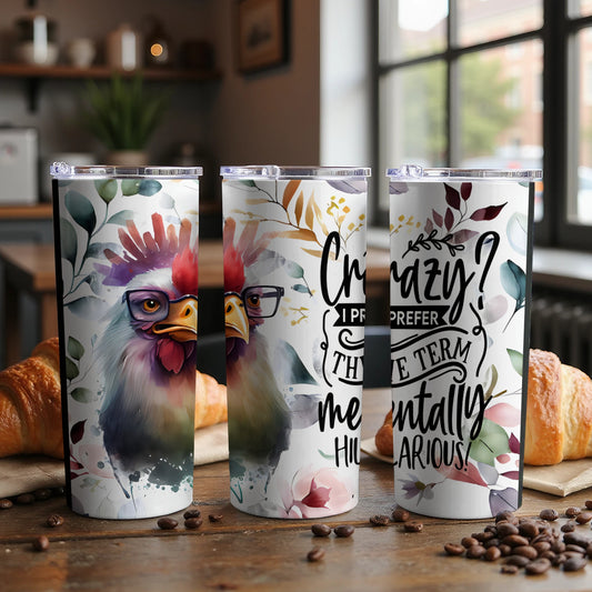 Colorful Rooster Art Design Tumbler Travel Mug product