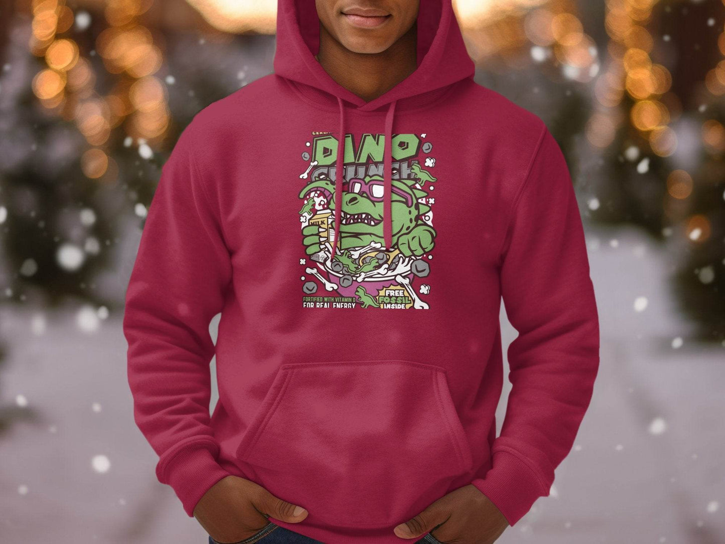 Dinosaur Cereal Crunch Tee for Fun Hoodie - Design & Vybe