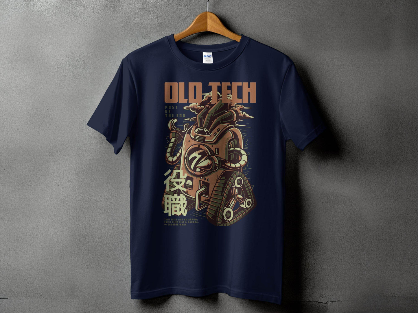 Old Tech Post of the End Robot Inspired T-Shirt - Design & Vybe