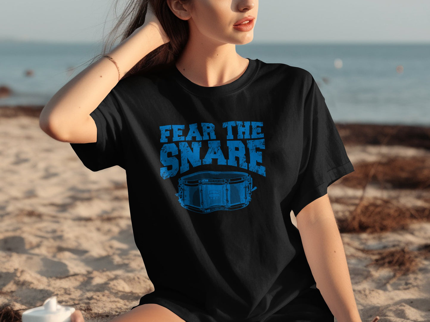 Fear The Snare Drummer Graphic Tee Shirt product