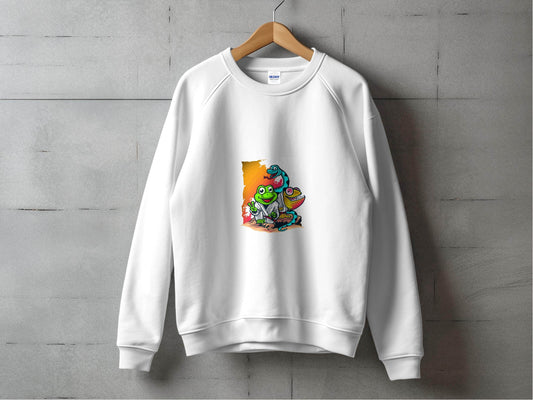 Animals in a Dojo Fighting Styles Illustration Sweater - Design & Vybe