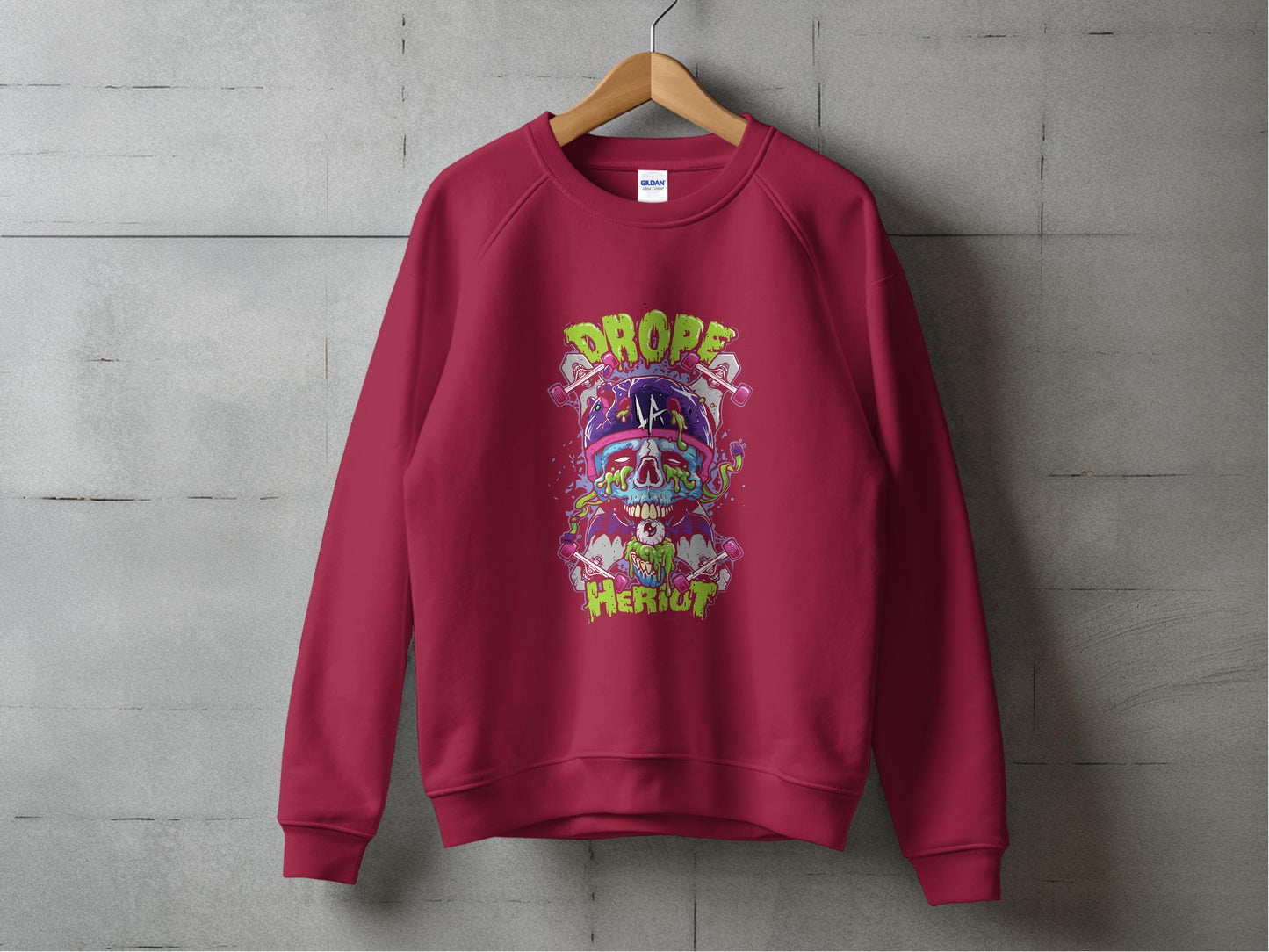 Vibrant Drope Hérit Graphic Red Sweatshirt product