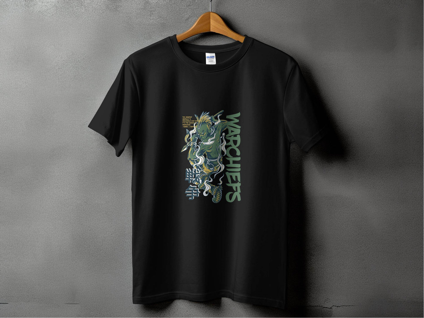 Warrior with Spear Graphic Urban Style Inspired T-Shirt - Design & Vybe
