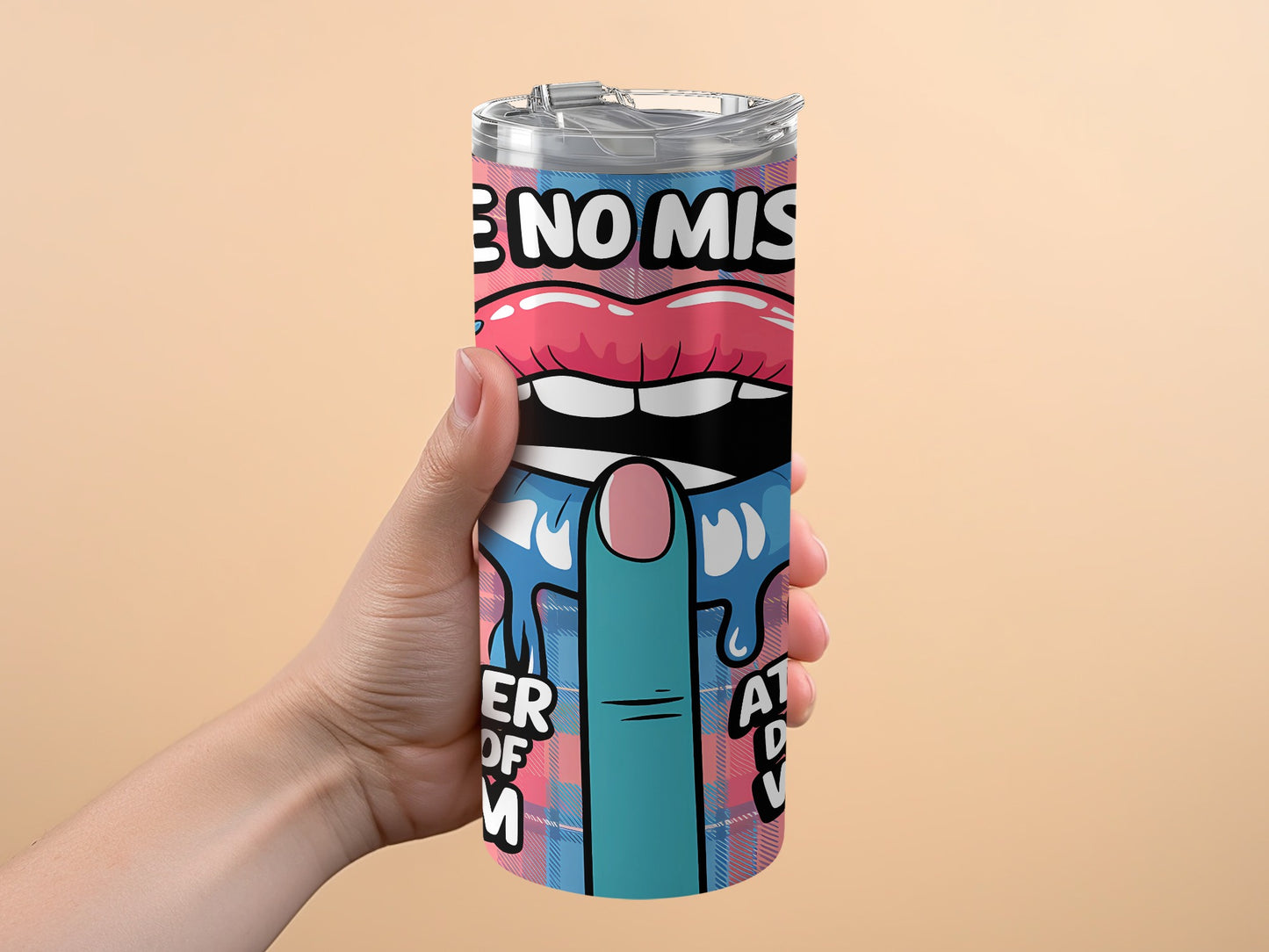 Unique Colorful Lips No Mistake Designer Tumbler product
