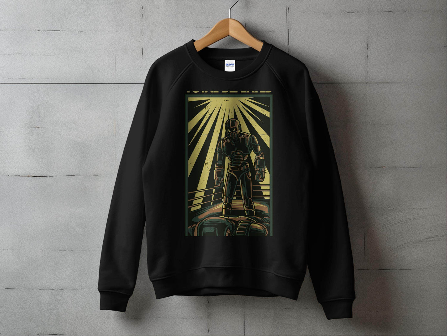 Total Defeated Back From The Death Stylish Graphic Sweater - Design & Vybe