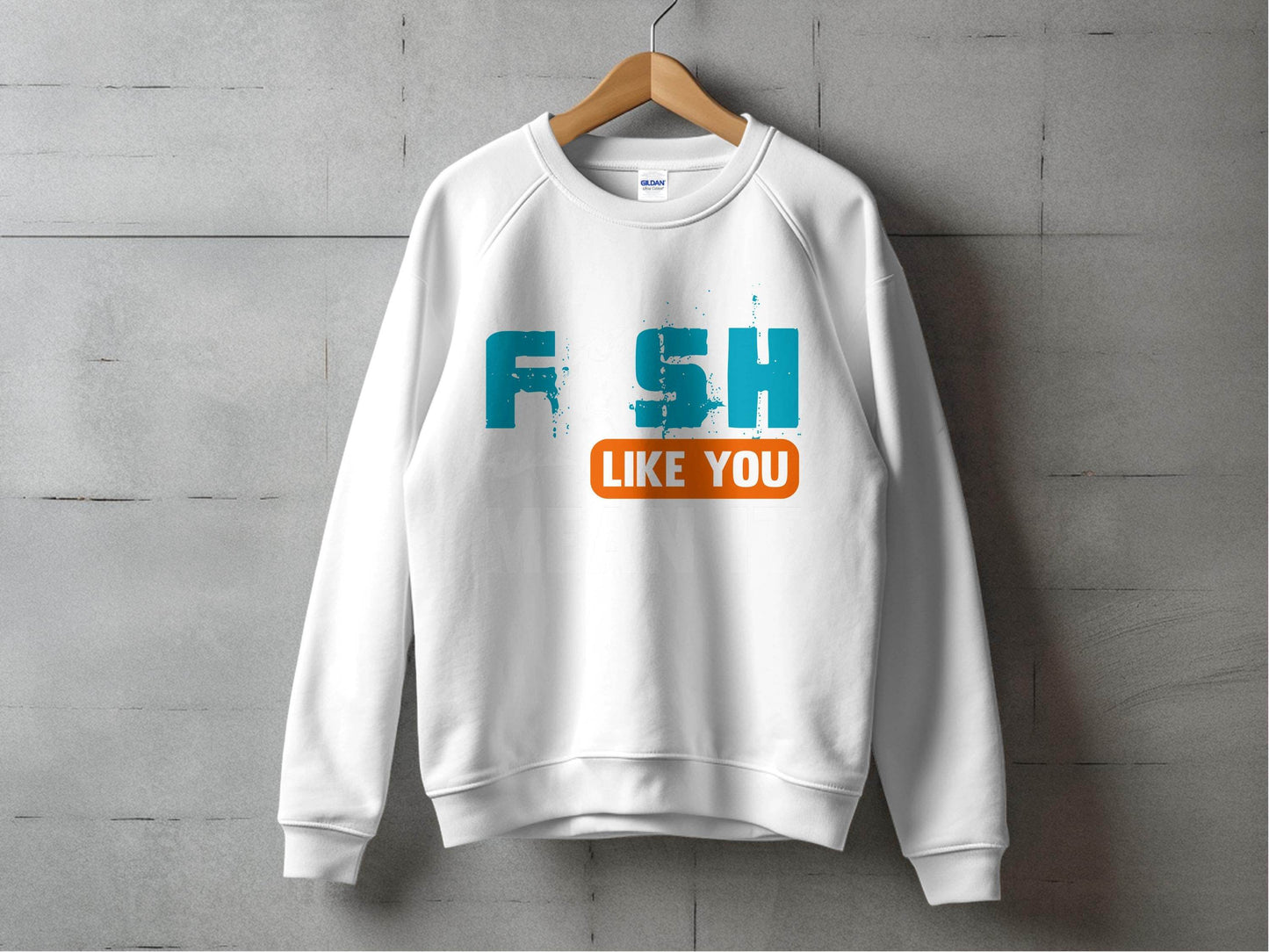 Funky Fish Like You Meant It Graphic Sweater - Design & Vybe