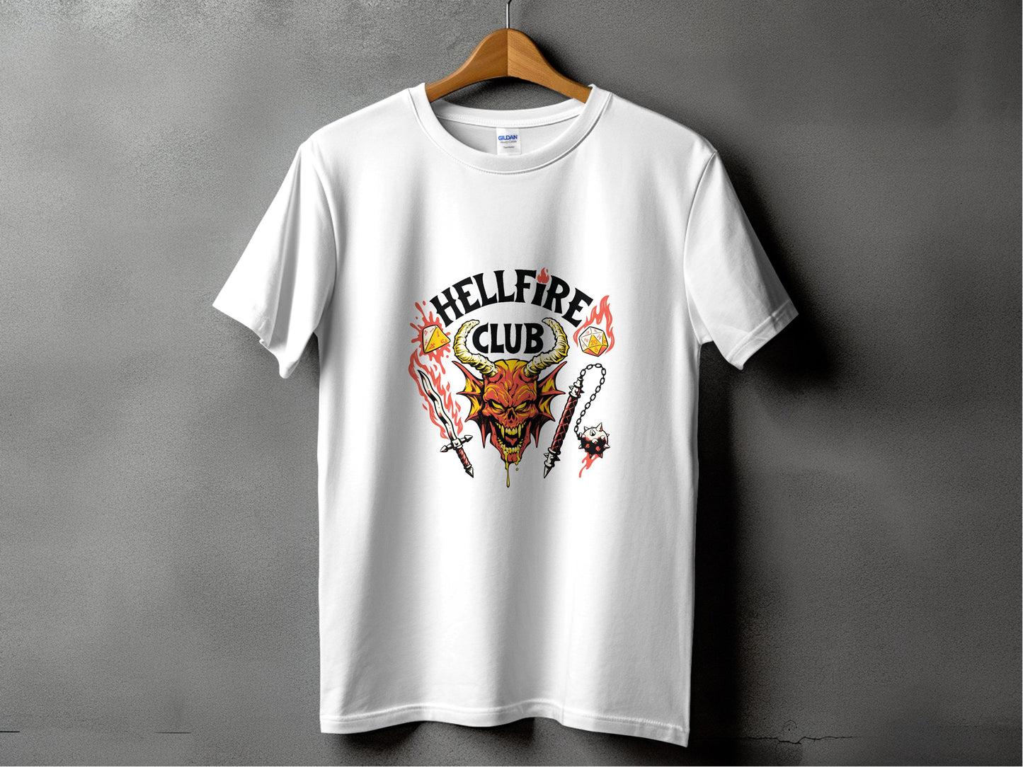 Hellfire Club Graphic Design Devil Logo T-shirt product type