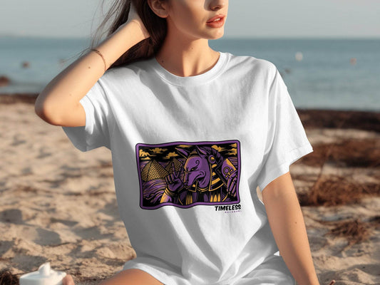 Egyptian Anubis Pharaoh with Pyramids Graphic T-Shirt - Design & Vybe