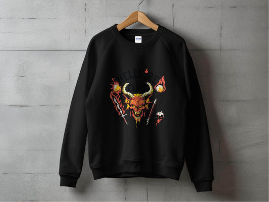 Hellfire Club with Dice and Sword Design Unisex Sweater - Design & Vybe